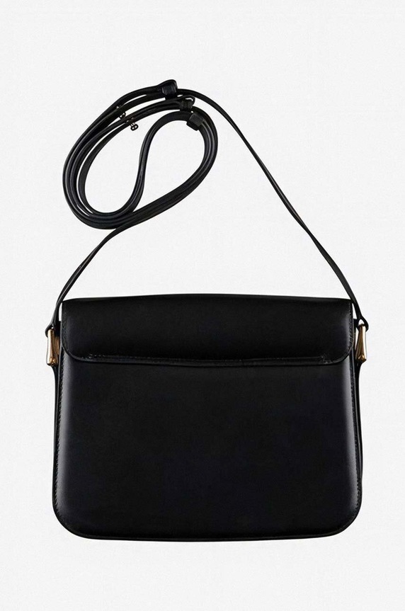 Αξεσουάρ Δερμάτινη τσάντα A.P.C. Sac Grace Small PXBMW.F61413 μαύρο