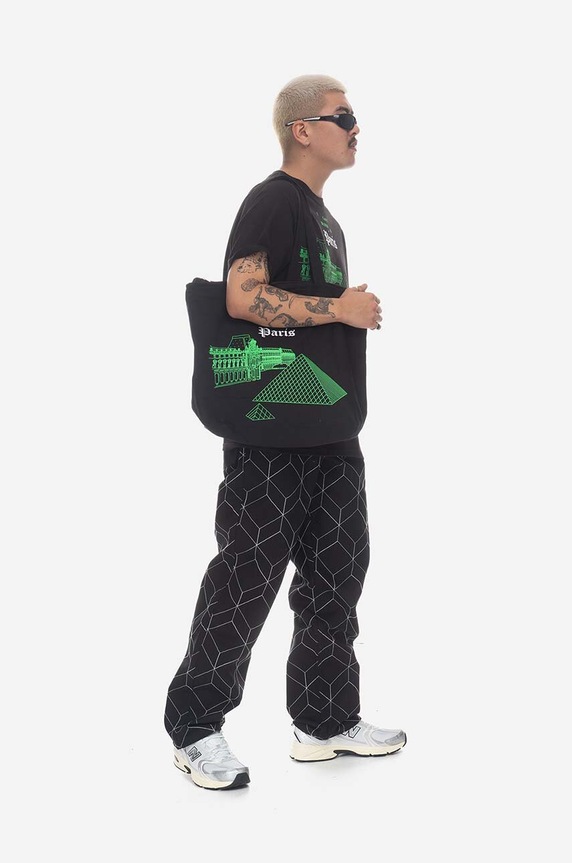 PLEASURES cotton handbag Blood Tote P23SP074