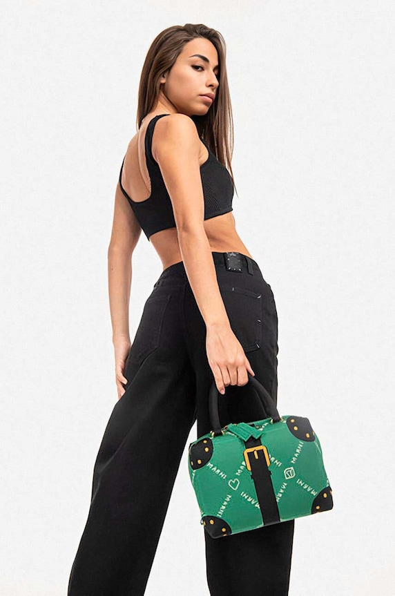 Marni torebka BMMP0094A1.P4601 zielony AA00