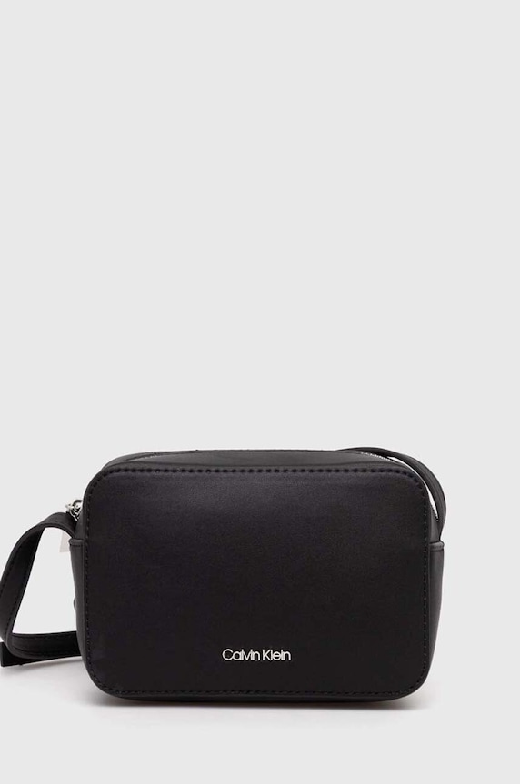 Calvin Klein torebka nie mieści A4 czarny K60K610293