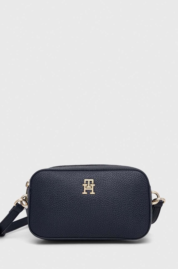 Τσάντα Tommy Hilfiger συνθετικό σκούρο μπλε AW0AW15179.NOS