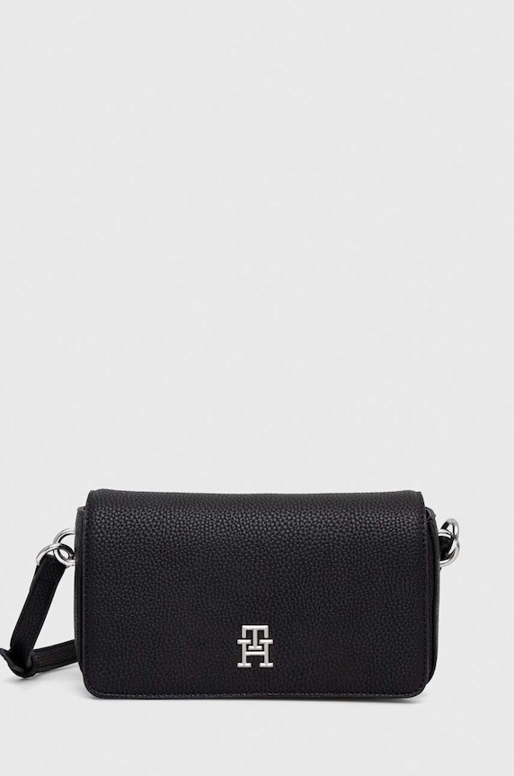 Tommy Hilfiger torebka nie mieści A4 czarny AW0AW15180.NOS