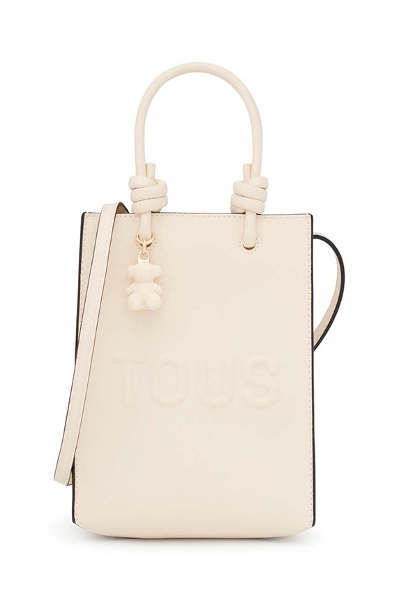 Torba Tous La Rue New bez uzorka bež 2001934901