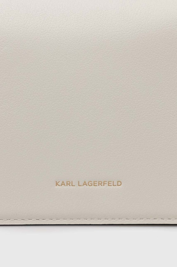Karl Lagerfeld torebka skórzana biały 240W3005