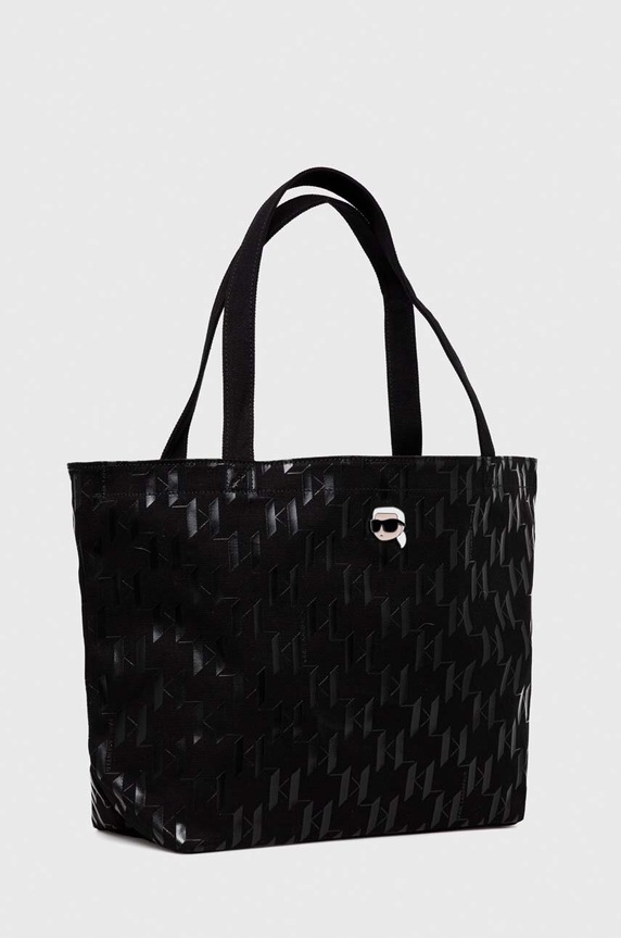 Karl Lagerfeld torebka bawełniana 240W3893 czarny AA00