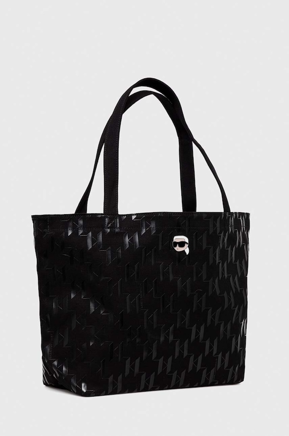Karl Lagerfeld torebka bawełniana 240W3893 czarny AA00