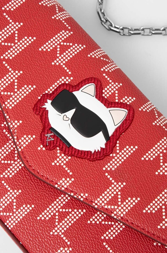 Karl Lagerfeld torebka czerwony 240W3237