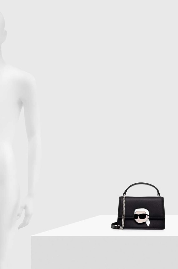 Kožená kabelka Karl Lagerfeld 240W3084