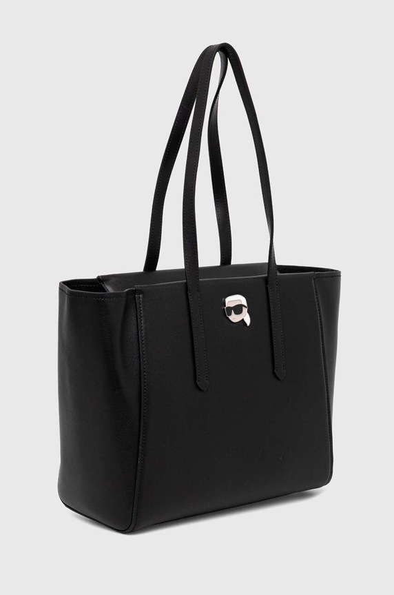 Karl Lagerfeld poseta de piele 240W3081 negru AA00