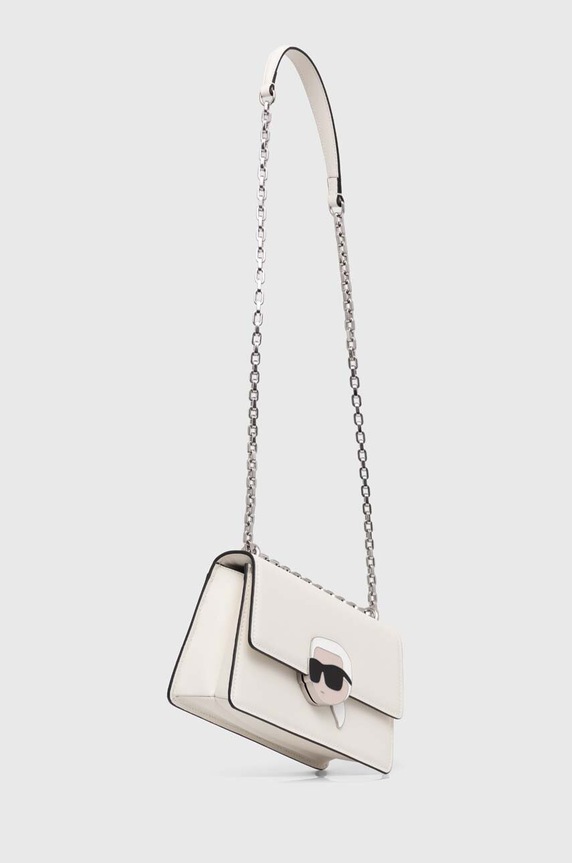 Karl Lagerfeld torebka skórzana 240W3083 biały AA00
