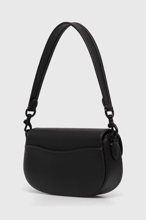 Αξεσουάρ Δερμάτινη τσάντα Coach Emmy 23 CR667 μαύρο