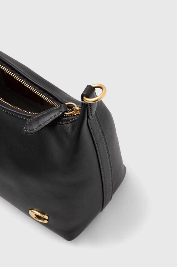 Δερμάτινη τσάντα Coach Juliet Shoulder Bag CR981 μαύρο