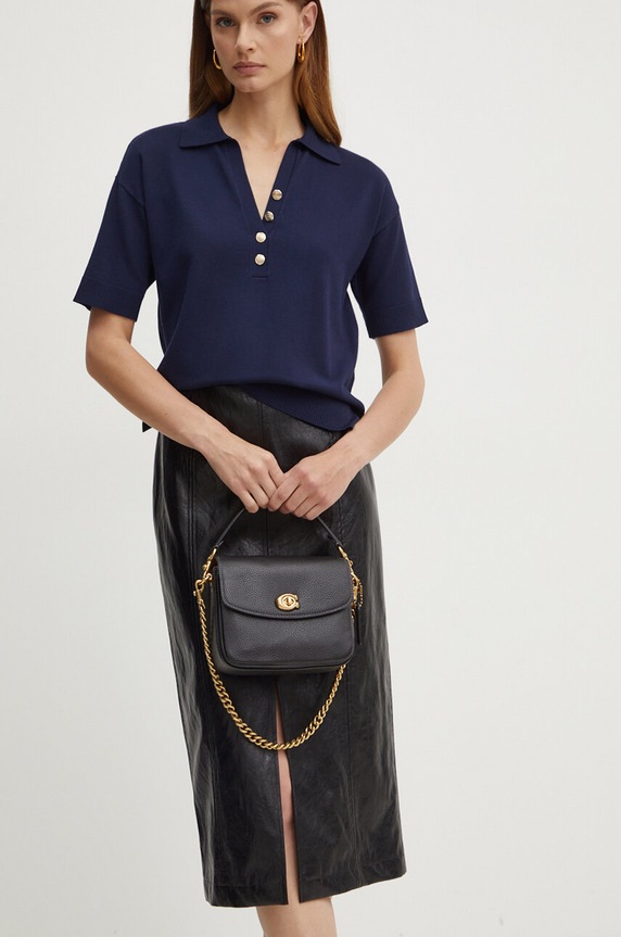 Δερμάτινη τσάντα Coach Cassie 19 CV437