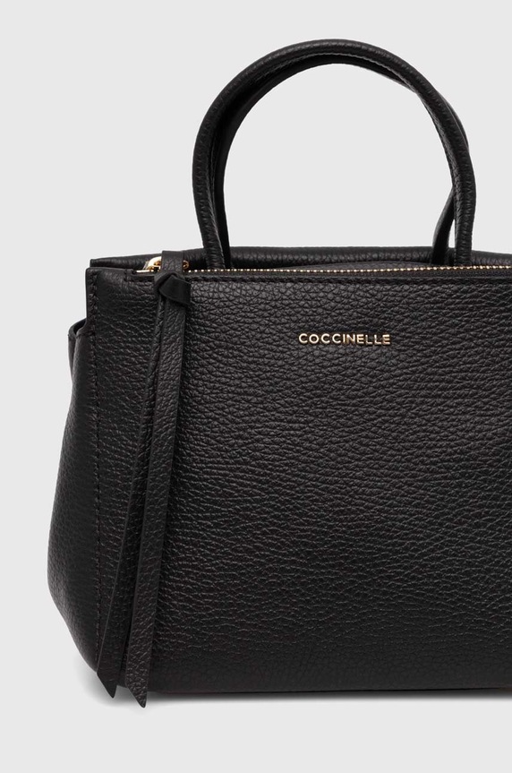 Αξεσουάρ Δερμάτινη τσάντα Coccinelle ARLETTIS E1.MD5.18.02.01 μαύρο
