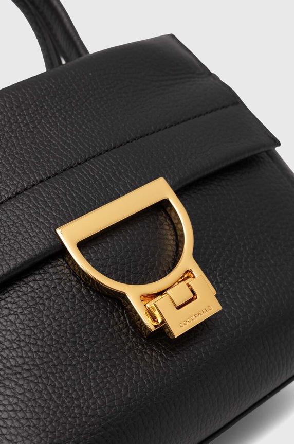 Δερμάτινη τσάντα Coccinelle ARLETTIS μαύρο E1.MD5.18.02.01