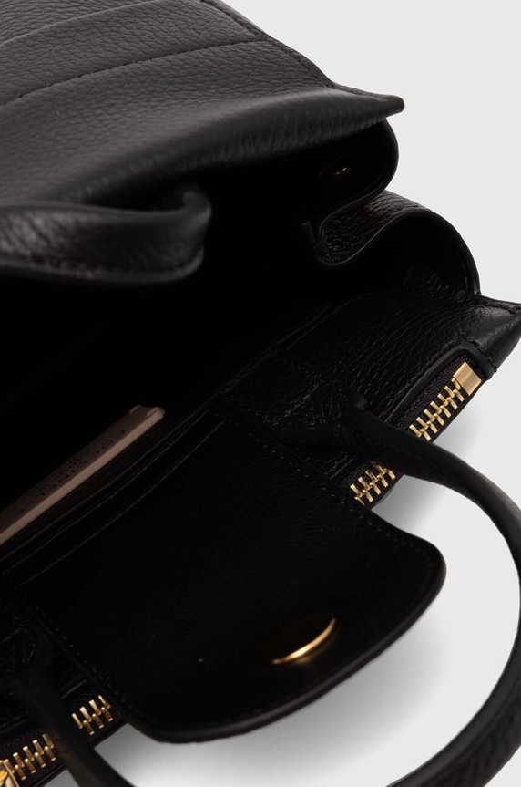 Δερμάτινη τσάντα Coccinelle ARLETTIS E1.MD5.18.02.01 μαύρο