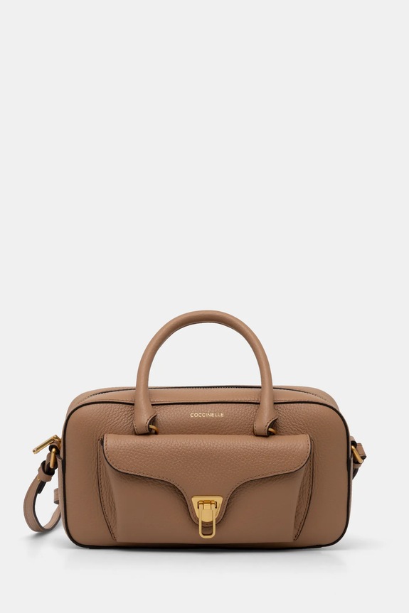 Coccinelle borsa a mano in pelle COCCINELLE BEAT SOFT pelle fiore beige E1.MF6.18.04.01