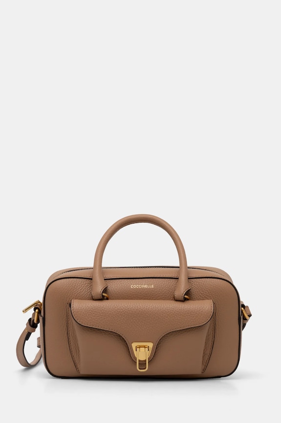 Coccinelle borsa a mano in pelle COCCINELLE BEAT SOFT pelle fiore beige E1.MF6.18.04.01