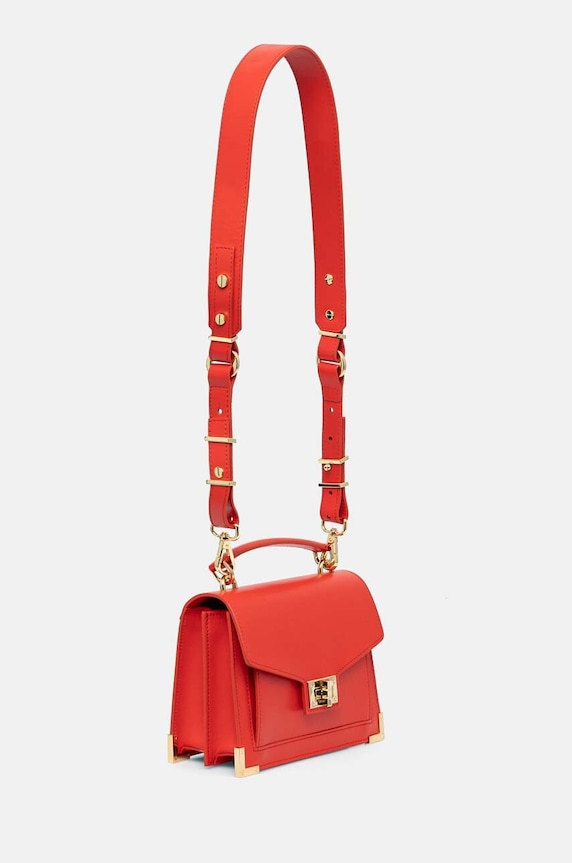 The Kooples torebka skórzana AFSEMILYS119 czerwony AA00