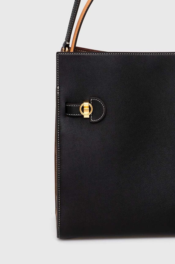 Tory Burch torebka skórzana Lee Radziwill czarny 59533.001