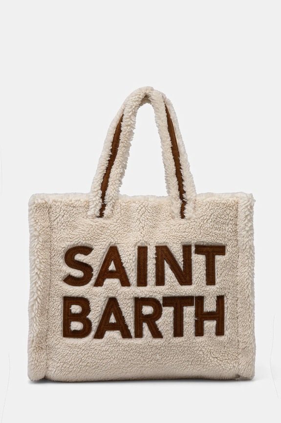 Τσάντα MC2 Saint Barth υφασμάτινο μπεζ SOFL001