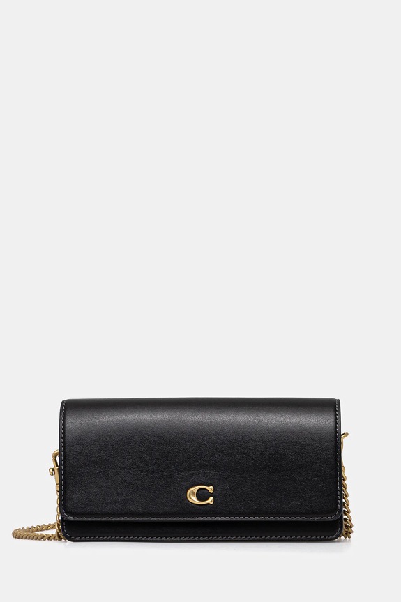 Torba Coach bez uzorka crna CW586