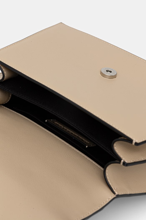 Karl Lagerfeld crossbody kabelka dámská kožená K/SIGNATURE A1W30036 béžová