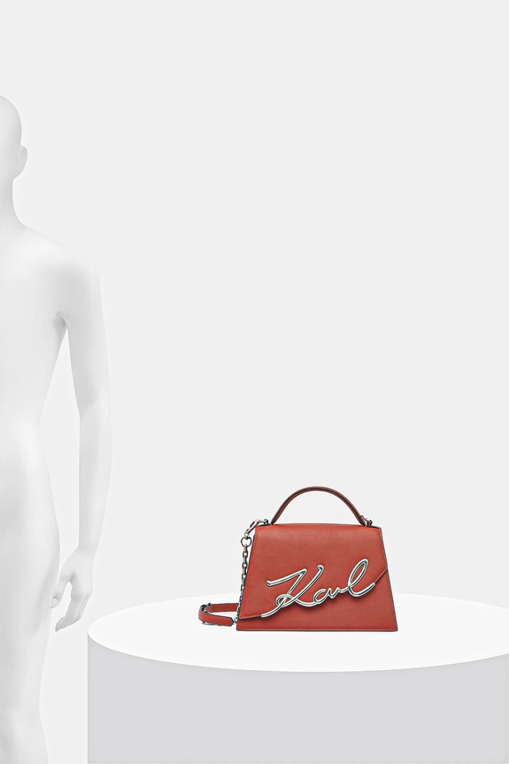 Karl Lagerfeld torebka skórzana K/SIGNATURE A1W30036