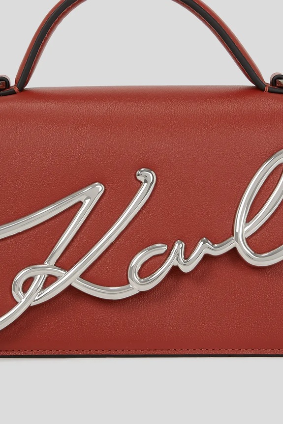 Doplňky Kabelka Karl Lagerfeld K/SIGNATURE A1W30038 hnědá