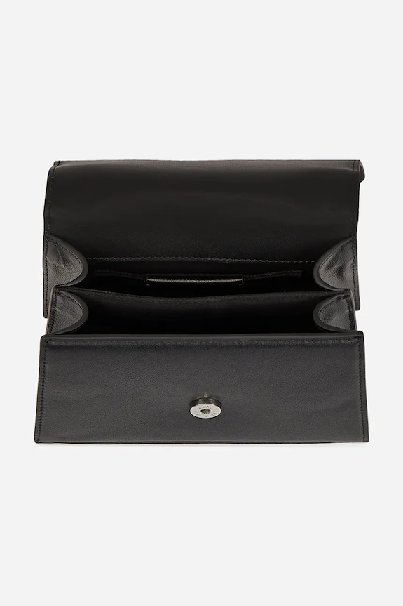 Akcesoria Karl Lagerfeld torebka crossbody damska skórzana K/SIGNATURE A1W30038 czarny