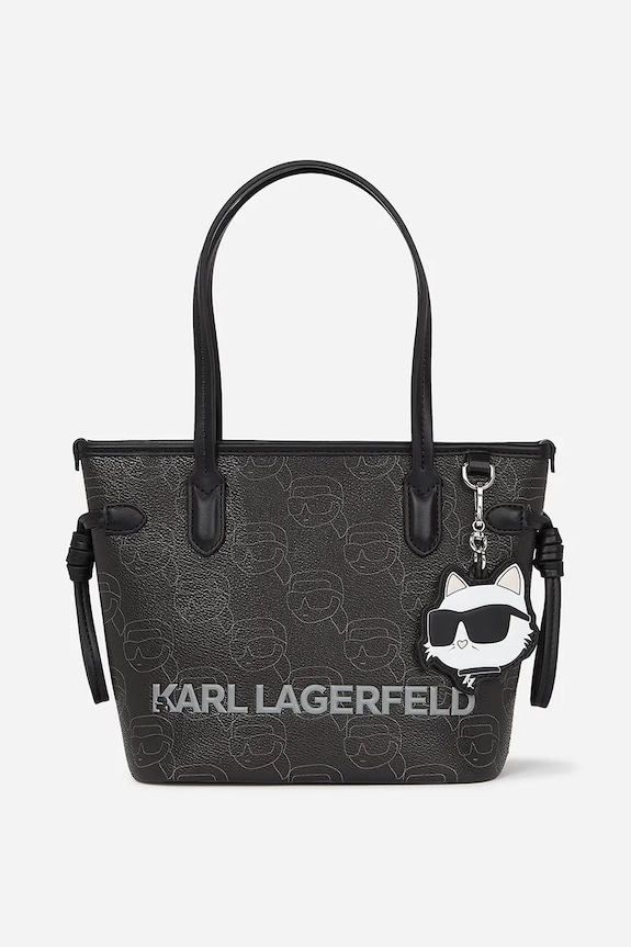 Karl Lagerfeld poseta IKON nu incape in A4 negru A1W30134
