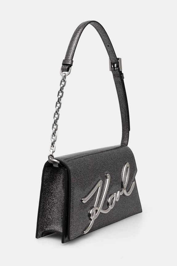 Karl Lagerfeld torebka K/SIGNATURE A1W30150 srebrny AA00
