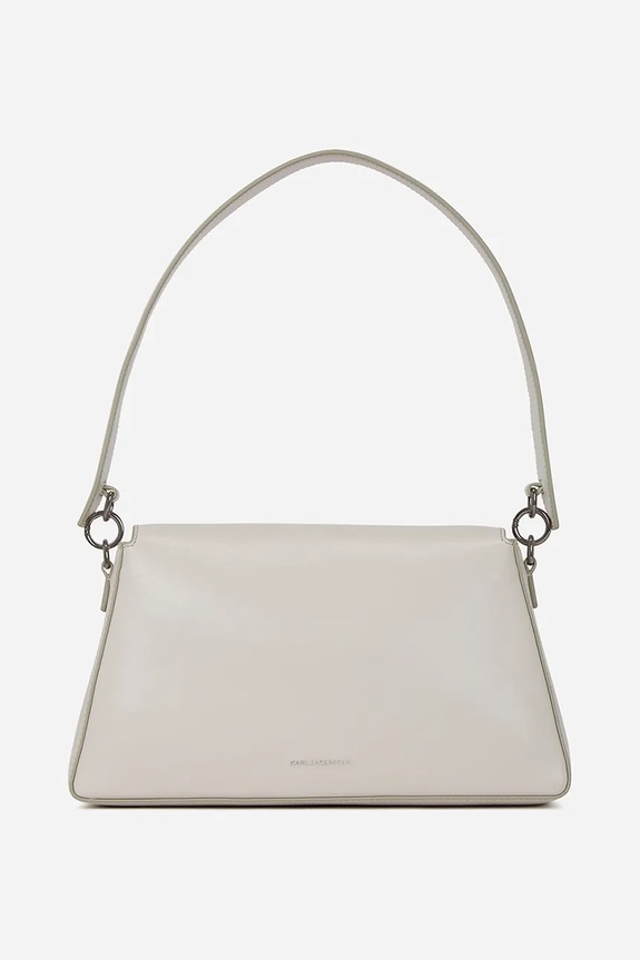 Karl Lagerfeld borsa a mano in pelle A1W30154 bianco AW25
