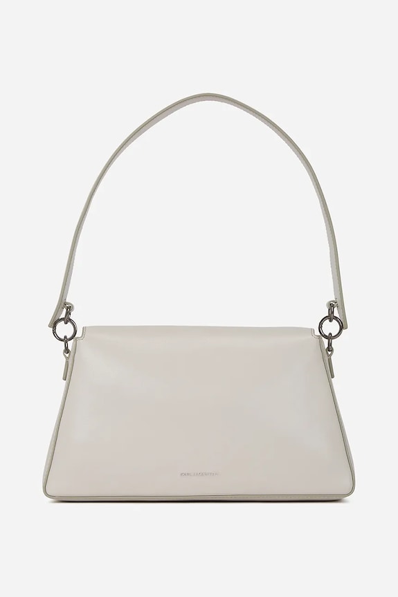 Karl Lagerfeld borsa a mano in pelle A1W30154 bianco AW25