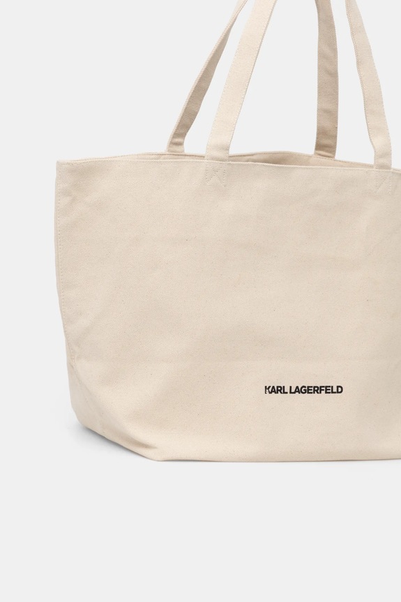 Dodaci Pamučna torba Karl Lagerfeld IKON A1W50022 bež