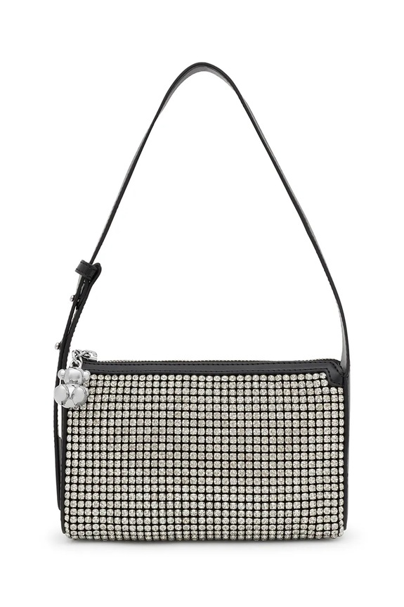 Torba Tous zrnata koža srebrna 2002019255