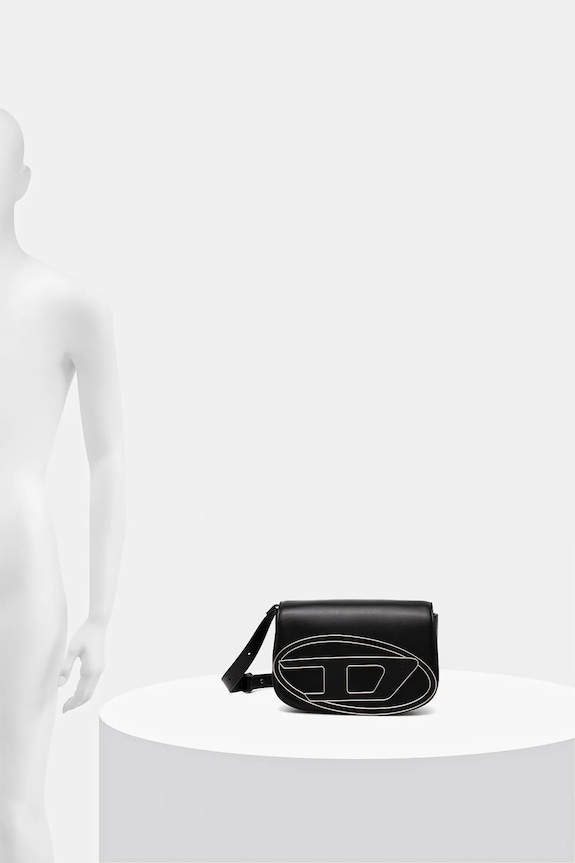 Δερμάτινη τσάντα Diesel 1DR 1DR M shoulder bag X09568.PR818