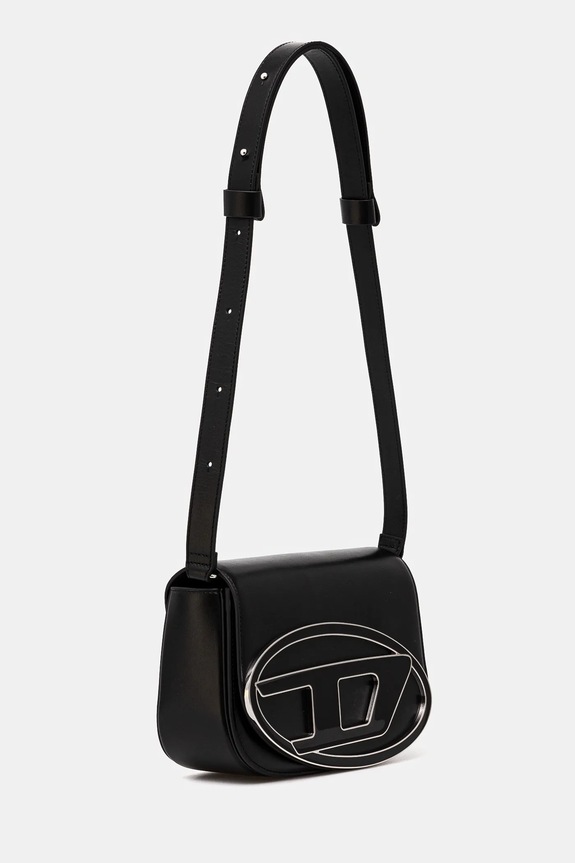 Δερμάτινη τσάντα Diesel 1DR 1DR M shoulder bag X09568.PR818 μαύρο AA00