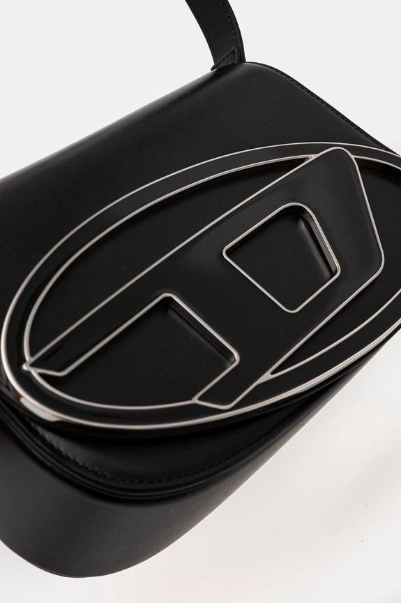 Αξεσουάρ Δερμάτινη τσάντα Diesel 1DR 1DR M shoulder bag X09568.PR818 μαύρο