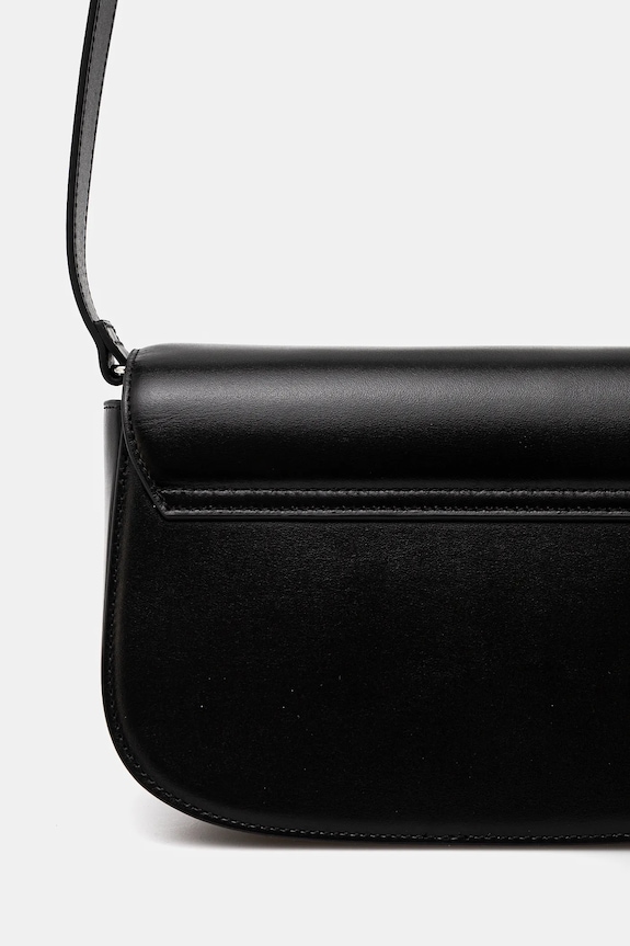 Δερμάτινη τσάντα Diesel 1DR 1DR M shoulder bag μαύρο X09568.PR818