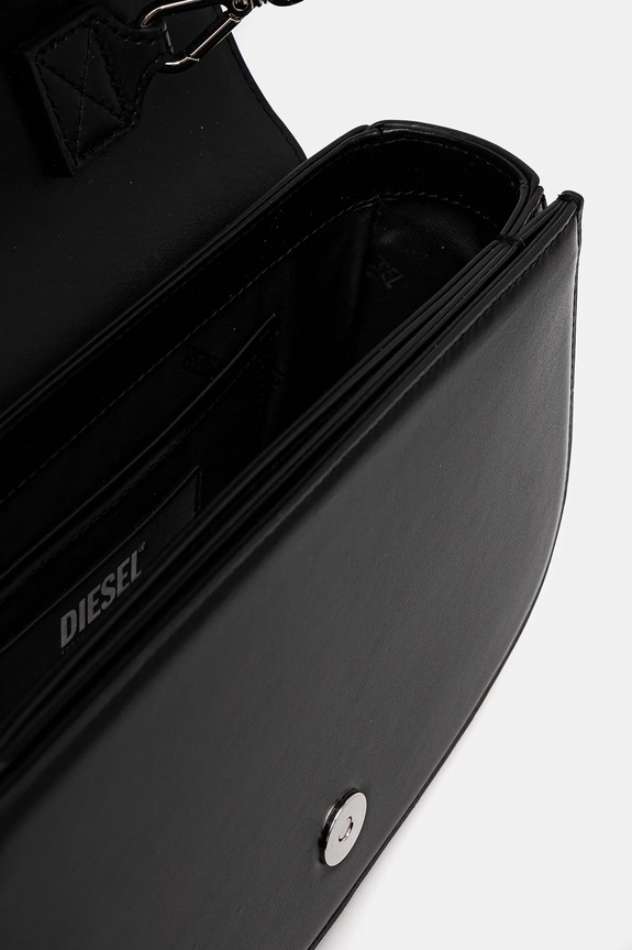 Δερμάτινη τσάντα Diesel 1DR 1DR M shoulder bag X09568.PR818 μαύρο
