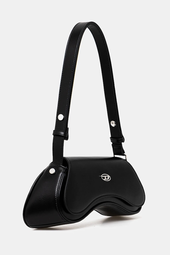 Diesel borsa a mano in pelle PLAY PLAY CROSSBODY cross body X10221.PR227 nero AA00