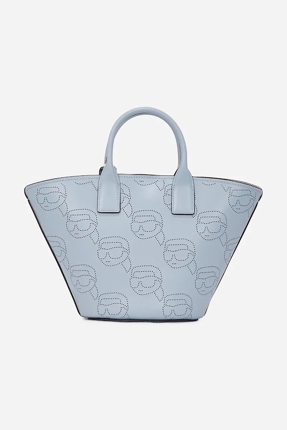 Karl Lagerfeld torebka skórzana IKON A1W30491 niebieski AA00