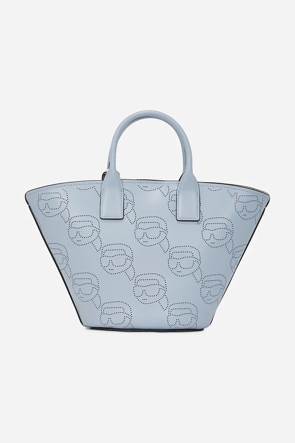 Karl Lagerfeld torebka skórzana IKON A1W30491 niebieski AA00