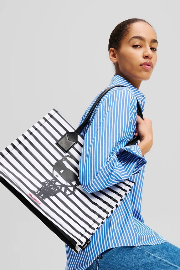 Torba Karl Lagerfeld IKON A2W30176 crna