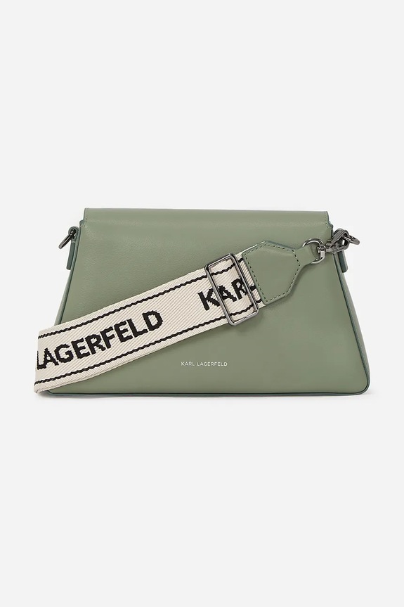 Karl Lagerfeld bőr táska A2W30198 zöld AA00