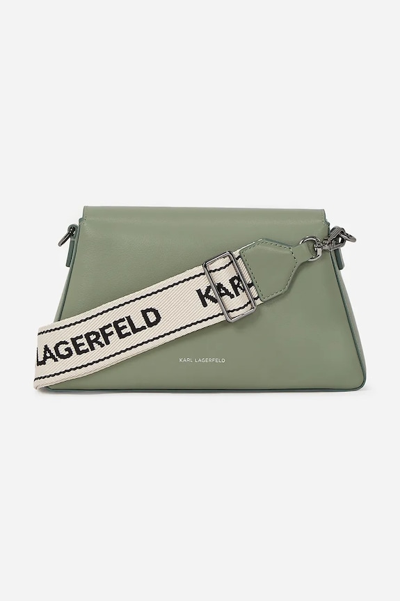 Karl Lagerfeld bőr táska A2W30198 zöld AA00