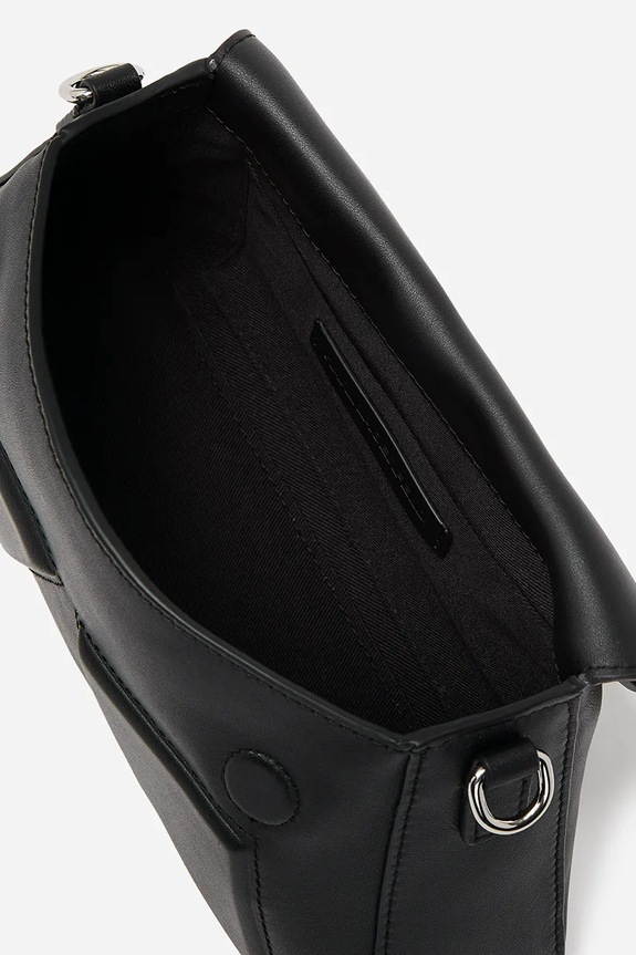 Doplnky Kožená kabelka Karl Lagerfeld IKON/K A2W30198 čierna