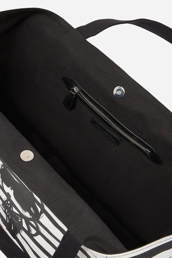 Karl Lagerfeld borsa a mano in cotone A2W50001 nero