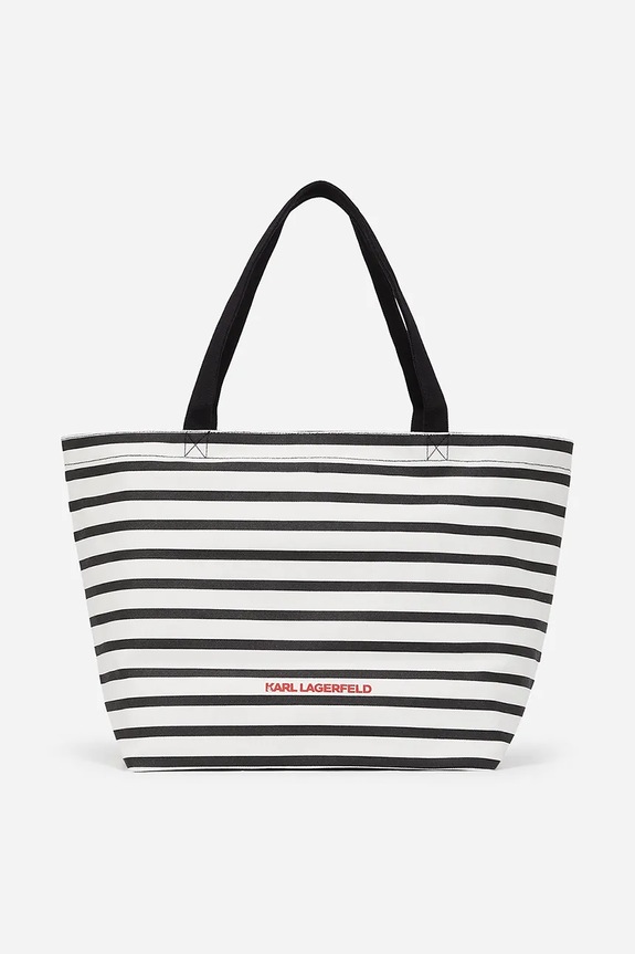 Karl Lagerfeld borsa a mano in cotone A2W50001 nero SS25